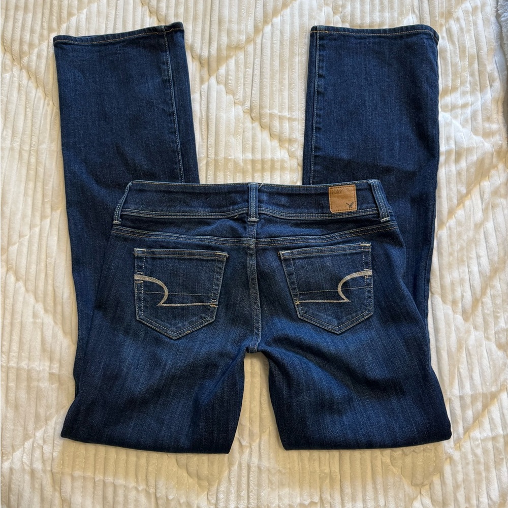 American Eagle Slim Boot size 4. Dark wash. Stretch.